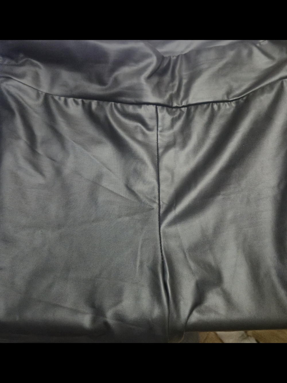 SHEIN Black Faux Leather Mini Skirt